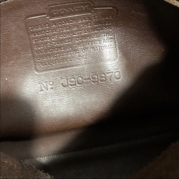 Vtg. Coach Court Crossbody Bag J9C-9870 - Picture 6 of 11